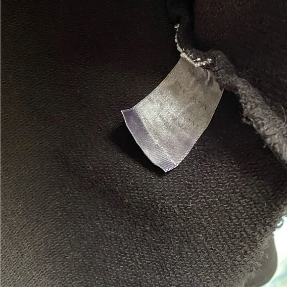 Frank & Eileen Eileen Button-Up Shirt TRIPLE FLEECE Size: M Black - Picture 9 of 16